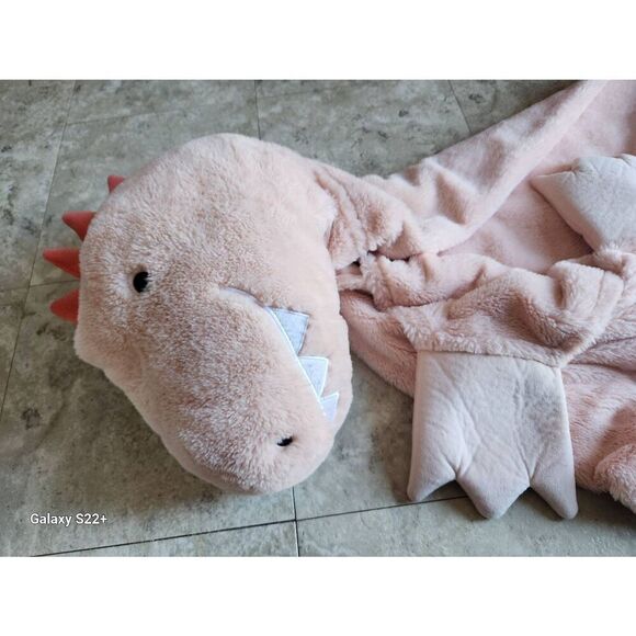 So cute! Dinosaur hooded plush blanket wrap for kids. Super soft. Pillowfort - Picture 13 of 14